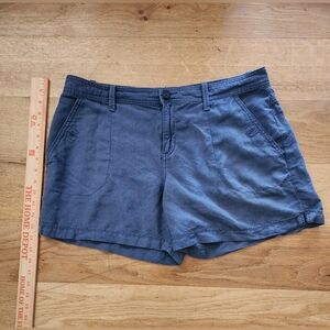 Calvin Klein Linen Blend Shorts Sz 12